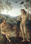 Pietro vannucci called IL perugino Apollo and Marilyn income Ah oil painting picture wholesale